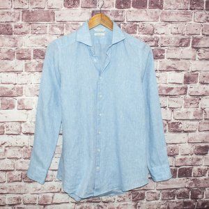 SUITSUPPLY Slim Fit Men's Pure Linen Dress Shirt